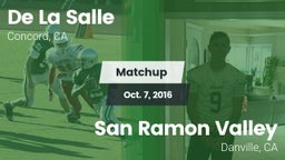 Matchup: De La Salle High vs. San Ramon Valley  2016