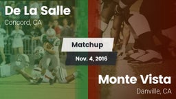 Matchup: De La Salle High vs. Monte Vista  2016