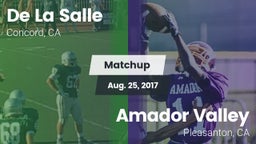 Matchup: De La Salle High vs. Amador Valley  2017