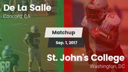 Matchup: De La Salle High vs. St. John's College  2017
