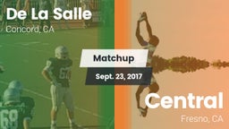 Matchup: De La Salle High vs. Central  2017