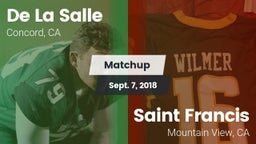 Matchup: De La Salle High vs. Saint Francis  2018