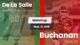 Matchup: De La Salle High vs. Buchanan  2018