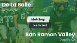 Matchup: De La Salle High vs. San Ramon Valley  2018