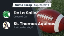 Recap: De La Salle  vs. St. Thomas Aquinas  2019
