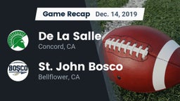 Recap: De La Salle  vs. St. John Bosco  2019