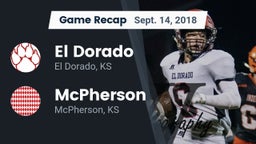 Recap: El Dorado  vs. McPherson  2018