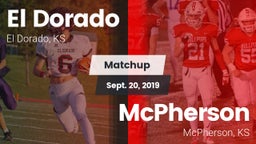 Matchup: El Dorado High vs. McPherson  2019