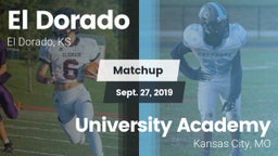Matchup: El Dorado High vs. University Academy 2019