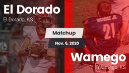 Matchup: El Dorado High vs. Wamego  2020