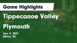 Tippecanoe Valley  vs Plymouth  Game Highlights - Jan. 9, 2021