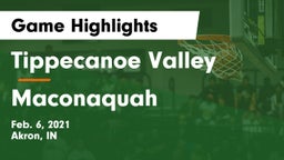 Tippecanoe Valley  vs Maconaquah  Game Highlights - Feb. 6, 2021