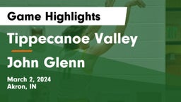 Tippecanoe Valley  vs John Glenn  Game Highlights - March 2, 2024