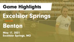 Excelsior Springs  vs Benton  Game Highlights - May 17, 2021