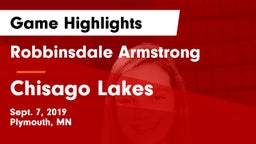 Robbinsdale Armstrong  vs Chisago Lakes  Game Highlights - Sept. 7, 2019