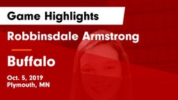 Robbinsdale Armstrong  vs Buffalo  Game Highlights - Oct. 5, 2019