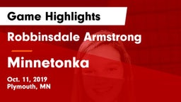 Robbinsdale Armstrong  vs Minnetonka  Game Highlights - Oct. 11, 2019