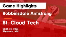 Robbinsdale Armstrong  vs St. Cloud Tech Game Highlights - Sept. 23, 2023