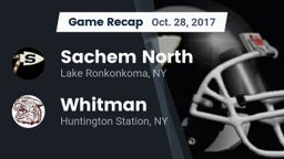 Recap: Sachem North  vs. Whitman  2017