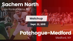 Matchup: Sachem North High vs. Patchogue-Medford  2018