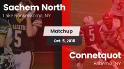 Matchup: Sachem North High vs. Connetquot  2018