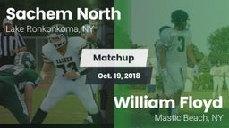 Matchup: Sachem North High vs. William Floyd  2018
