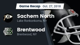 Recap: Sachem North  vs. Brentwood  2018