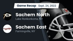 Recap: Sachem North  vs. Sachem East  2022