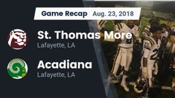 Recap: St. Thomas More  vs. Acadiana  2018