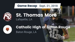 Recap: St. Thomas More  vs. Catholic High of Baton Rouge 2018