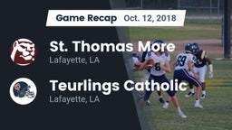 Recap: St. Thomas More  vs. Teurlings Catholic  2018