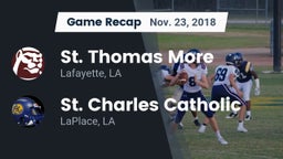 Recap: St. Thomas More  vs. St. Charles Catholic  2018