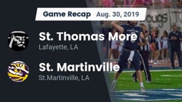 Recap: St. Thomas More  vs. St. Martinville  2019