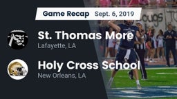 Recap: St. Thomas More  vs. Holy Cross School 2019