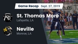 Recap: St. Thomas More  vs. Neville  2019
