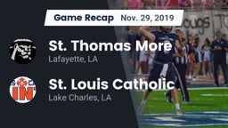 Recap: St. Thomas More  vs. St. Louis Catholic  2019