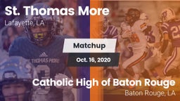 Matchup: St. Thomas More  vs. Catholic High of Baton Rouge 2020