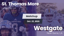Matchup: St. Thomas More  vs. Westgate  2020