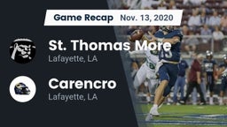 Recap: St. Thomas More  vs. Carencro  2020