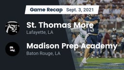 Recap: St. Thomas More  vs. Madison Prep Academy 2021