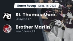 Recap: St. Thomas More  vs. Brother Martin  2022