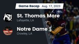 Recap: St. Thomas More  vs. Notre Dame  2023