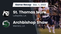 Recap: St. Thomas More  vs. Archbishop Shaw  2023