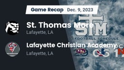 Recap: St. Thomas More  vs. Lafayette Christian Academy  2023