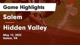 Salem  vs Hidden Valley  Game Highlights - May 12, 2022