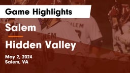 Salem  vs Hidden Valley  Game Highlights - May 2, 2024