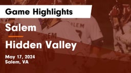 Salem  vs Hidden Valley Game Highlights - May 17, 2024