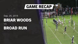 Recap: Briar Woods  vs. Broad Run  2015