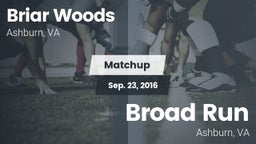 Matchup: Briar Woods High vs. Broad Run  2016