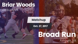 Matchup: Briar Woods High vs. Broad Run  2017